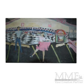 50's Diner Backdrop
