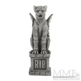 Concrete Winged Lion Statue