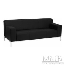 Black Leather Loveseat