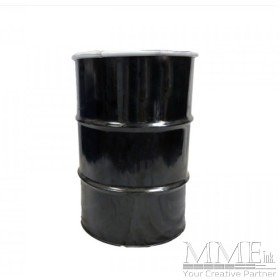 Black Metal Barrel
