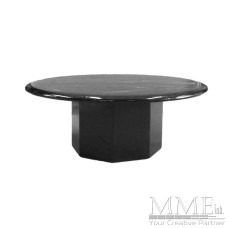Black Round Coffee Table