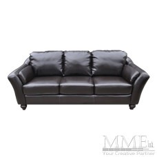 Brown Leather Sofa