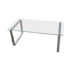 Chrome and Glass Coffee Table