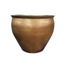 Copper Colored Flower Pot