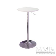 White Bar Table