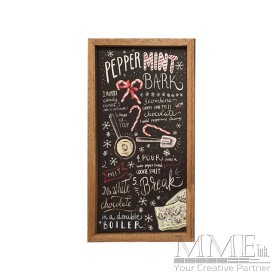 Peppermint Bark Recipe Sign