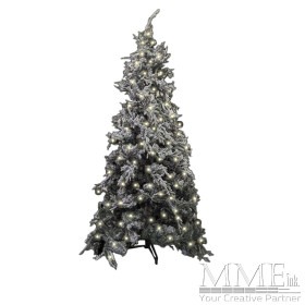 Pre-lit Flocked Trees