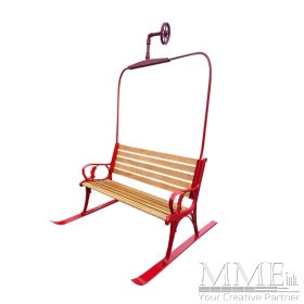 Ski Lift Chair - Red