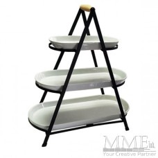 3 Tier Rounded Serving Tower