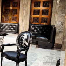 Tufted Leather Corner Banquet