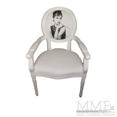 White Audrey Hepburn Chair