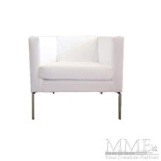 White Cosmo Club Chair 2
