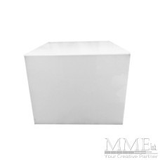 White Lucite Cocktail Table