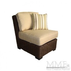 Wicker Patio Chair with Cushion