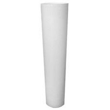 Tall White Glass Cylinder